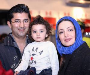 فرزاد حسنی و همسرش