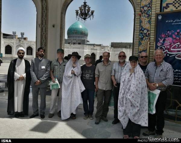 جهانگردی زن ایرانی با موتور ، جهانگردان خارجی در ایران
