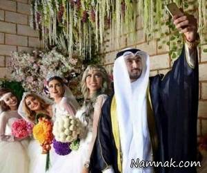 ازدواج همزمان ، عکس ازدواج همزمان با 4 دختر