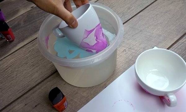 تزیین لیوان شیشه ای با لاک تزیین لیوان