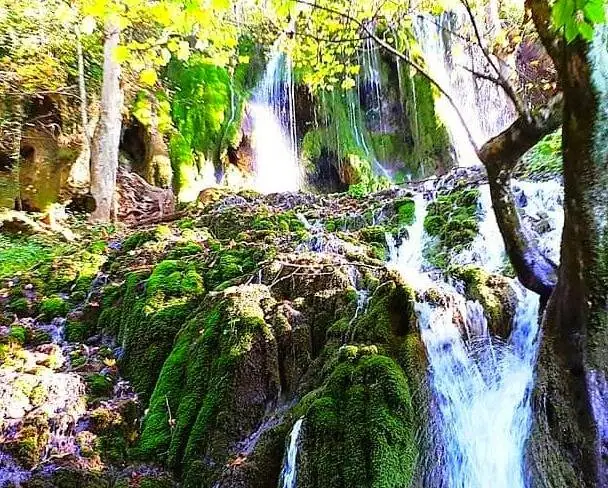 آبشار دیدنی ساری آبشار زیبای اوبن
