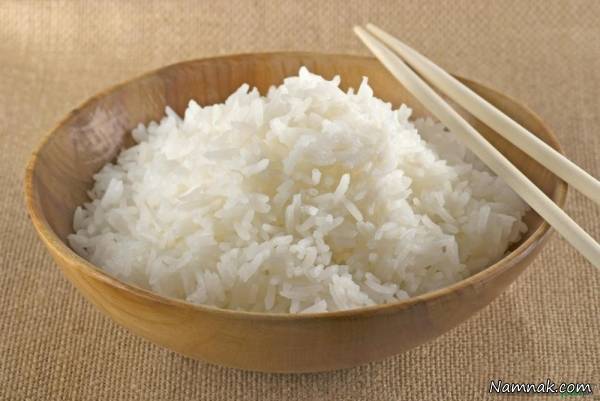 مصرف برنج سفید