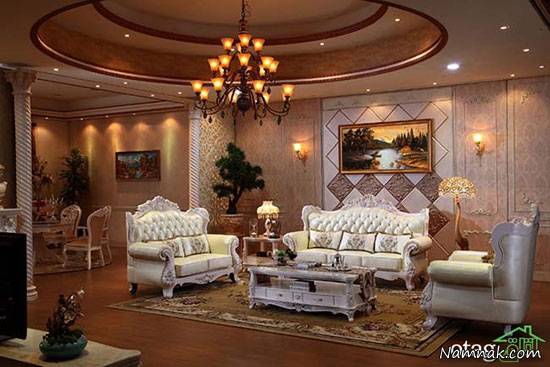 انواع مدل های مبل سلطنتی مخصوص لاکچری پسندها + عکس مبل سلطنتی