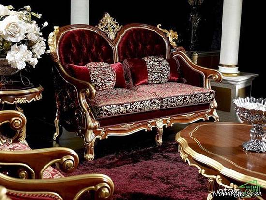 انواع مدل های مبل سلطنتی مخصوص لاکچری پسندها + عکس مبل سلطنتی