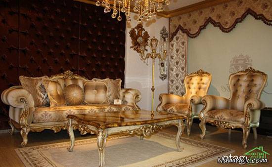 انواع مدل های مبل سلطنتی مخصوص لاکچری پسندها + عکس مبل سلطنتی