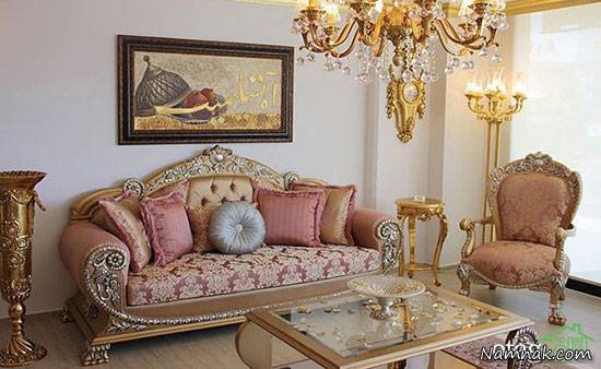 انواع مدل های مبل سلطنتی مخصوص لاکچری پسندها + عکس مبل سلطنتی