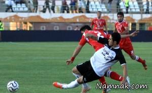 تیم پرسپولیس ، توپ صبا وارد دروازه پرسپولیس شد