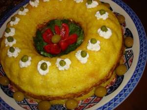 ته چین گوشت و بادنجان