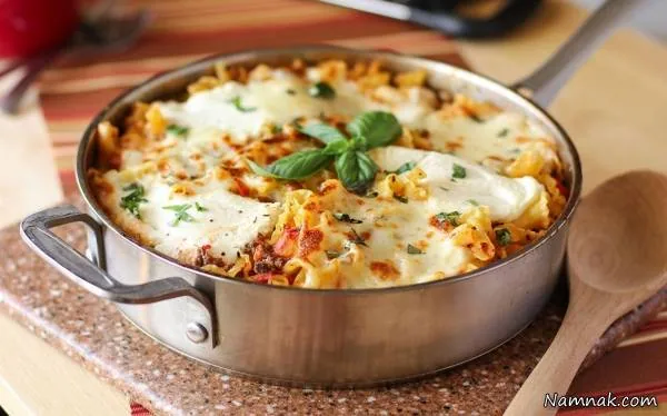 طرز تهیه لازانیای تابهای لازانیای تابهای