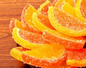 آبنبات پرتقال و لیمو