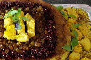 طرز تهیه رشته پلو ، رشته پلو با مرغ