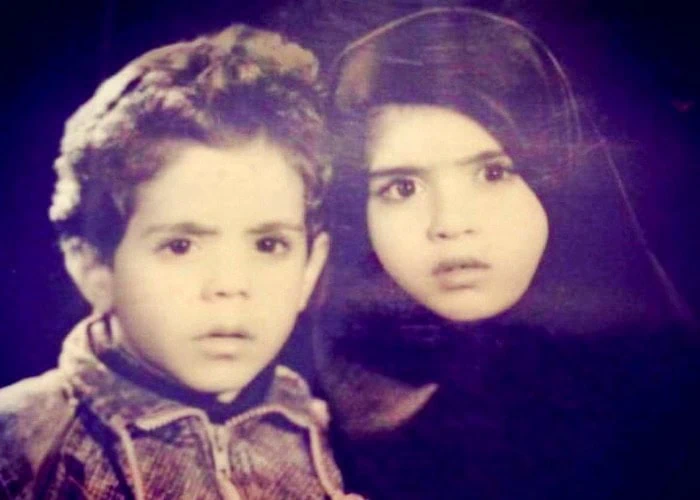 عکس کودکی محمد ولیزادگان و خواهرش کودکی محمد ولیزادگان و خواهرش