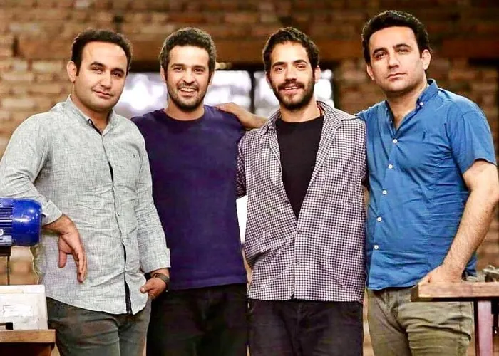 محمد ولی زادگان و مجتبی پیرهادی در کنار برادران محمودی محمد ولی زادگان و برادران محمودی