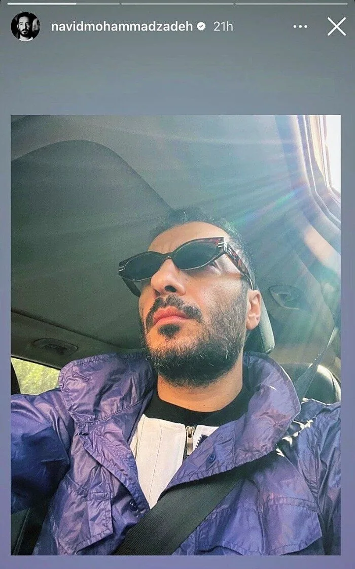 سلفی نوید محمد زاده نوید محمد زاده