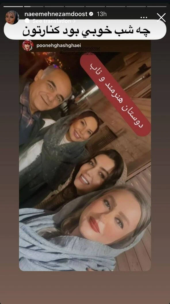 نعیمه نظام دوست و بازیگران سریال نون خ نعیمه نظام دوست