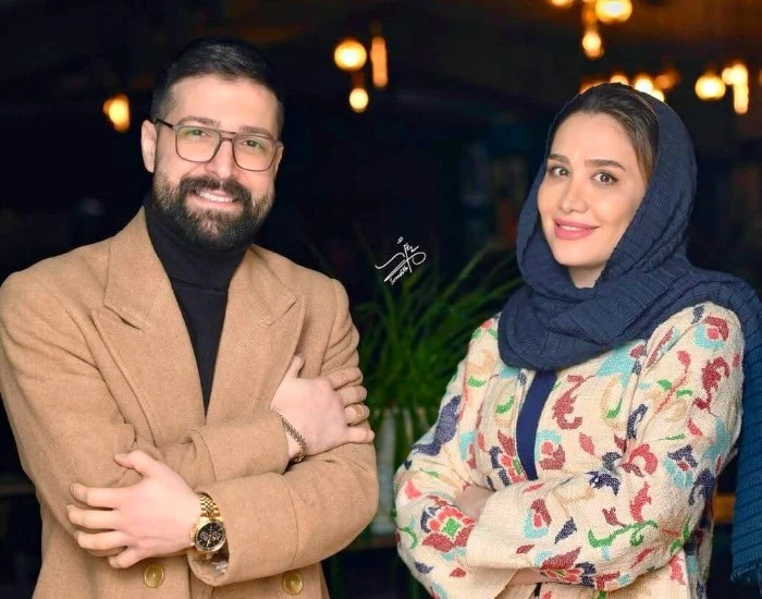 عکس سارا روستاپور در کنار حمید هیراد سارا روستاپور و حمید هیراد