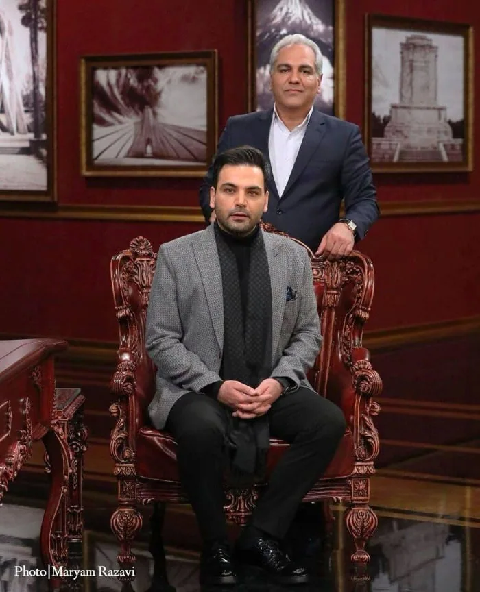 احسان علیخانی در برنامه دورهمی مهران مدیری احسان علیخانی در دورهمی