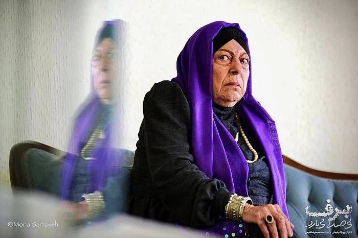 ثریا قاسمی در سریال برف بی صدا میبارد ثریا قاسمی در برف بی صدا میبارد