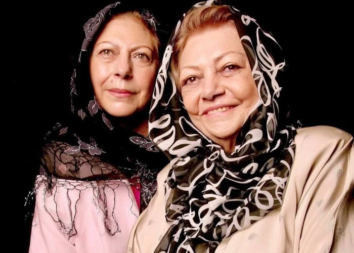 ثریا قاسمی و مادرش حمیده خیرآبادی ثریا قاسمی و مادرش