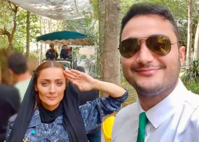 السا فیروز آذر و برادرش الیار السا فیروز آذر و برادرش
