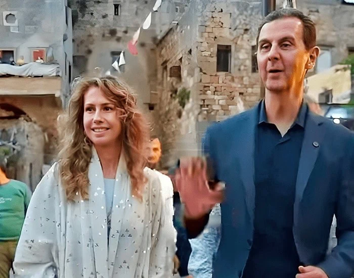 عکس بشار اسد و همسرش بشار اسد و همسرش