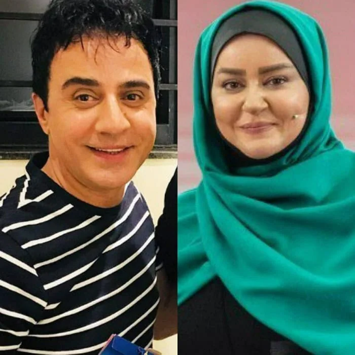 داریوش فرضیایی و نعیمه نظام دوست داریوش فرضیایی