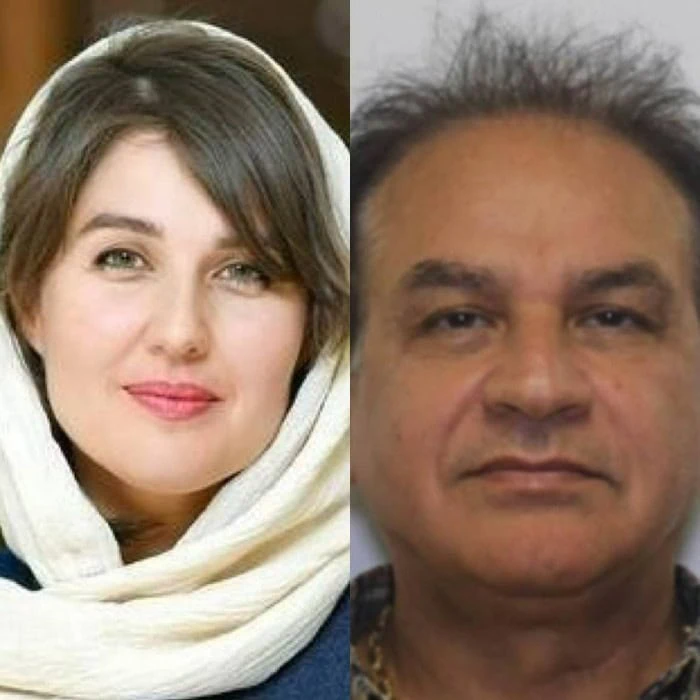 گلوریا هاردی و پدرش محمد علیاکبری