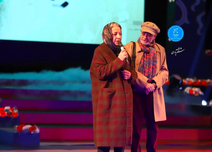 رضا بابک و مرضیه برومند در جشنواره فجر رضا بابک و مرضیه برومند