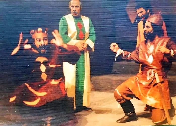رضا بابک در نمایش داستان ضحاک رضا بابک در داستان ضحاک