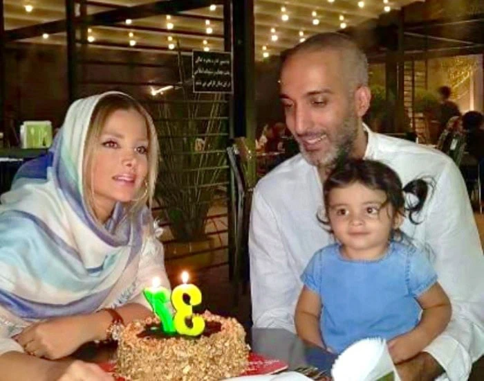 عکس تولد امیر مهدی ژوله امیر مهدی ژوله و همسرش