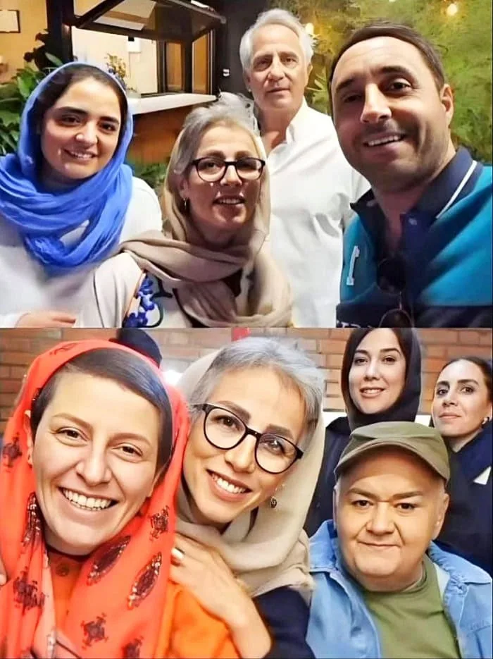همسر اکبر عبدی در پشت صحنه جوکر خانوادگی پشت صحنه جوکر