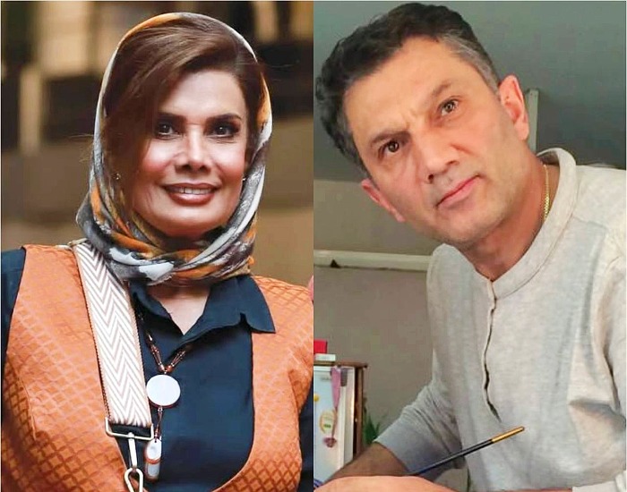 عاطفه رضوی و همسر اولش مهرداد شکرابی عاطفه رضوی و همسر اولش