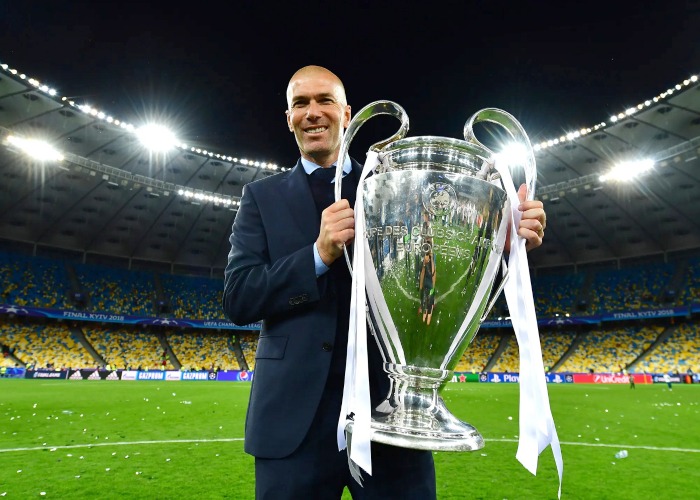 زین الدین زیدان مربی باشگاه رئال مادرید زین الدین زیدان مربی رئال مادرید