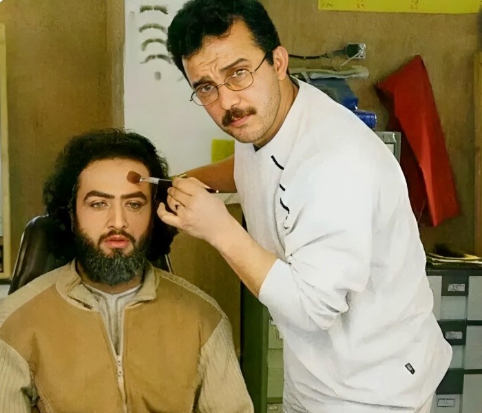 مصطفی زمانی در پشت صحنه سریال یوسف پیامبر مصطفی زمانی در پشت صحنه یوسف پیامبر