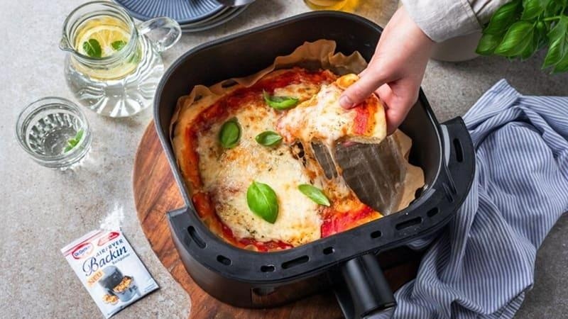 در سرخ کن بدون روغن چه چیزهایی میشه درست کرد؟ پخت پیتزا در سرخ کن بدون روغن