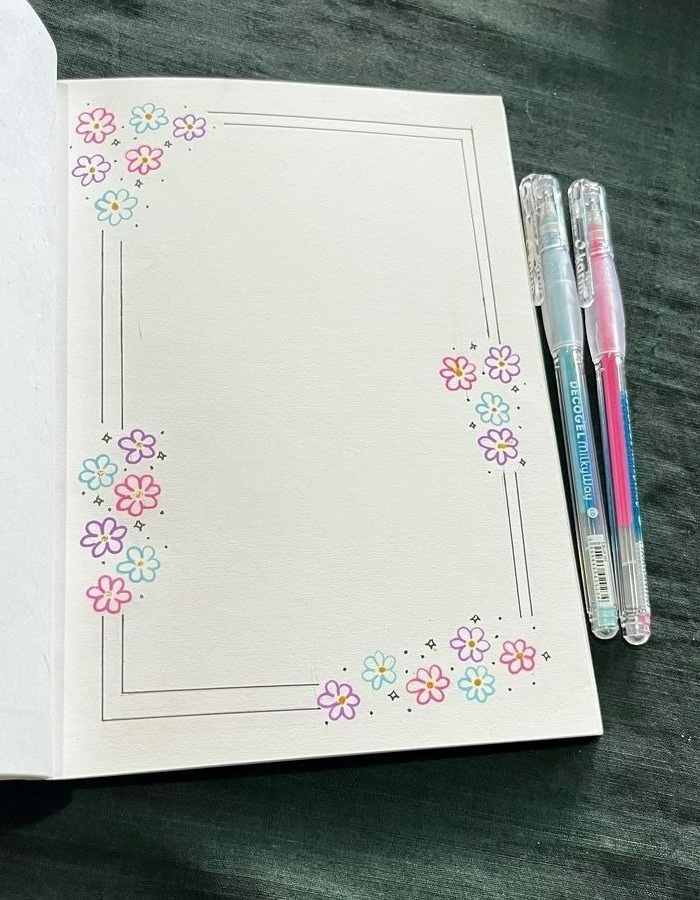 تزیین دفتر مشق ساده تزیین دفتر مشق ساده