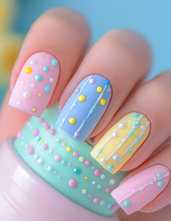 لاک ژل رنگ های پاستلی لاک ژل پاستلی