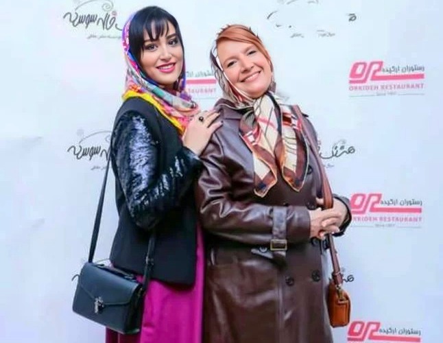 شهین تسلیمی در کنار دخترش شهین تسلیمی و دخترش