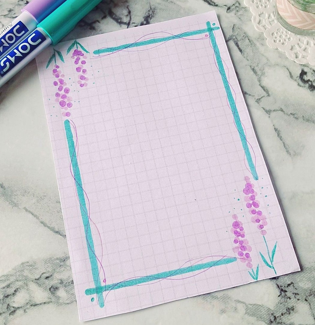 تزیین دفتر املا با 30 نقاشی خیلی راحت مخصوص حاشیه املا شب