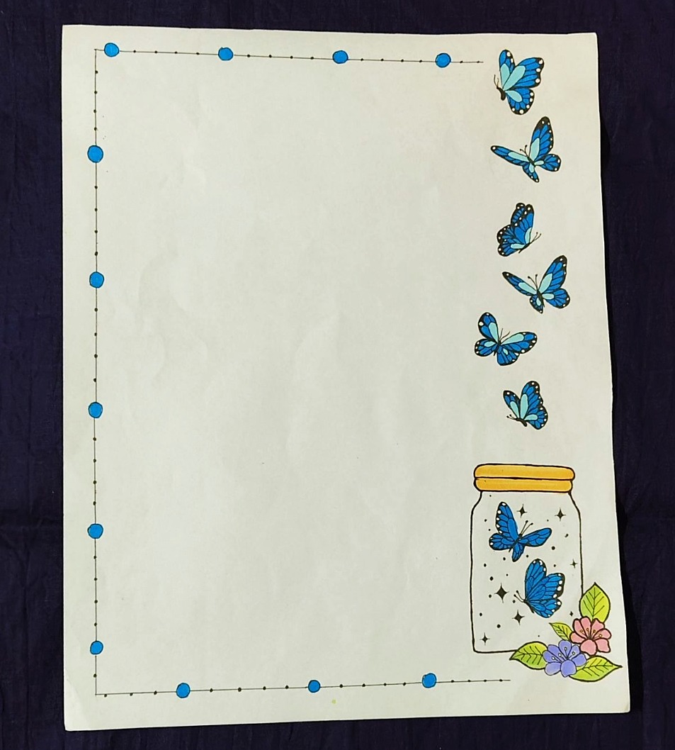 تزیین دفتر املا با 30 نقاشی خیلی راحت مخصوص حاشیه املا شب