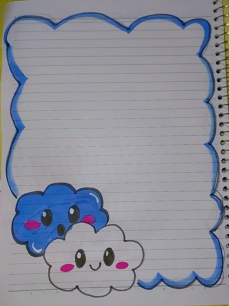 تزیین دفتر املا با 30 نقاشی خیلی راحت مخصوص حاشیه املا شب