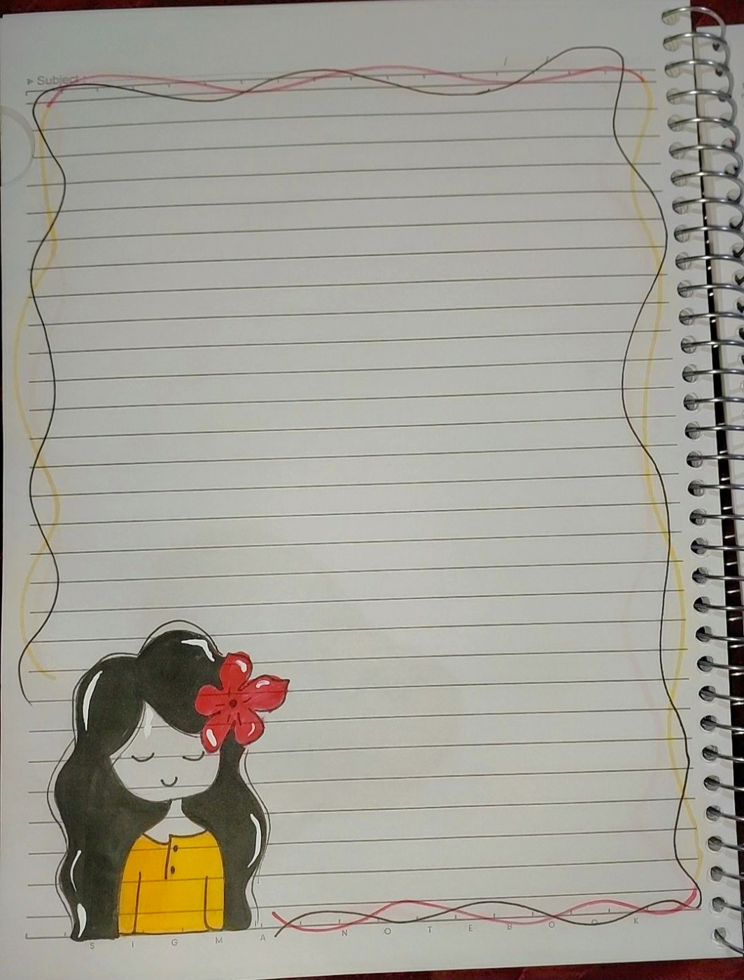 تزیین دفتر املا با 30 نقاشی خیلی راحت مخصوص حاشیه املا شب