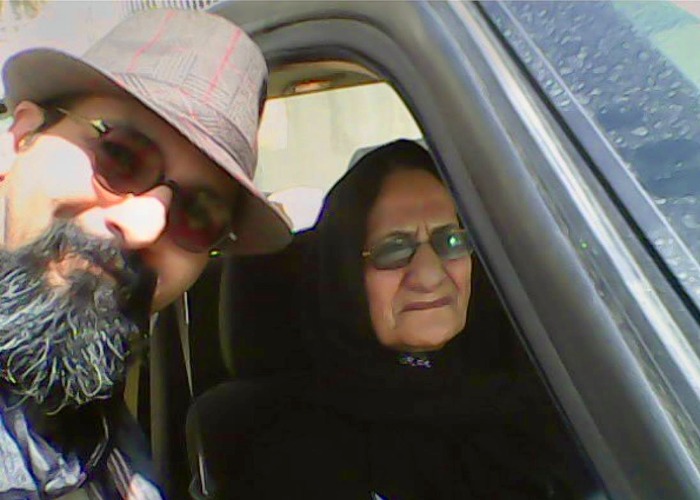 امین میری و مادرش امین میری