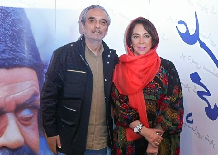 همایون ارشادی در کنار همسرش همایون ارشادی و همسرش