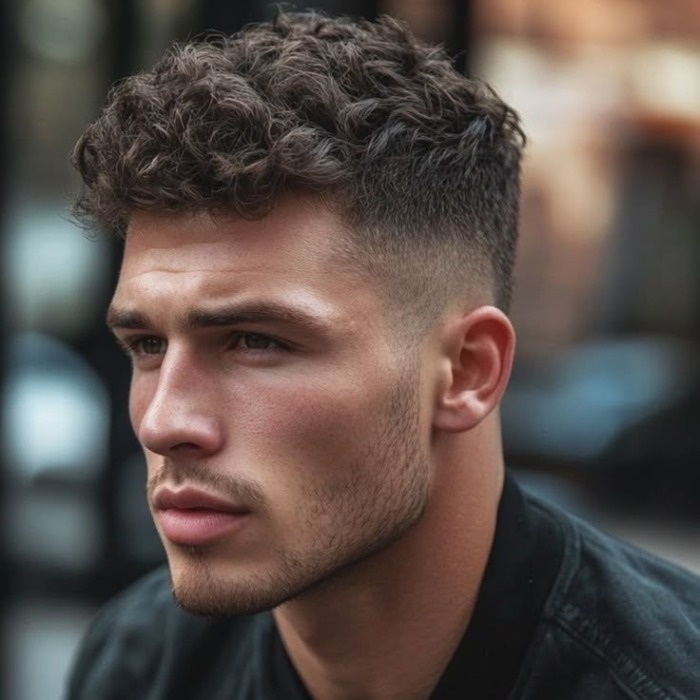 مدل موی مردانه فر با فید مدل موی فر با فید