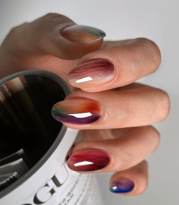 طراحی ناخن زیبا و دخترانه طراحی ناخن