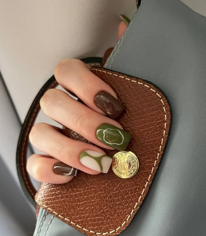 لاک های متفاوت برای ناخن طراحی ناخن