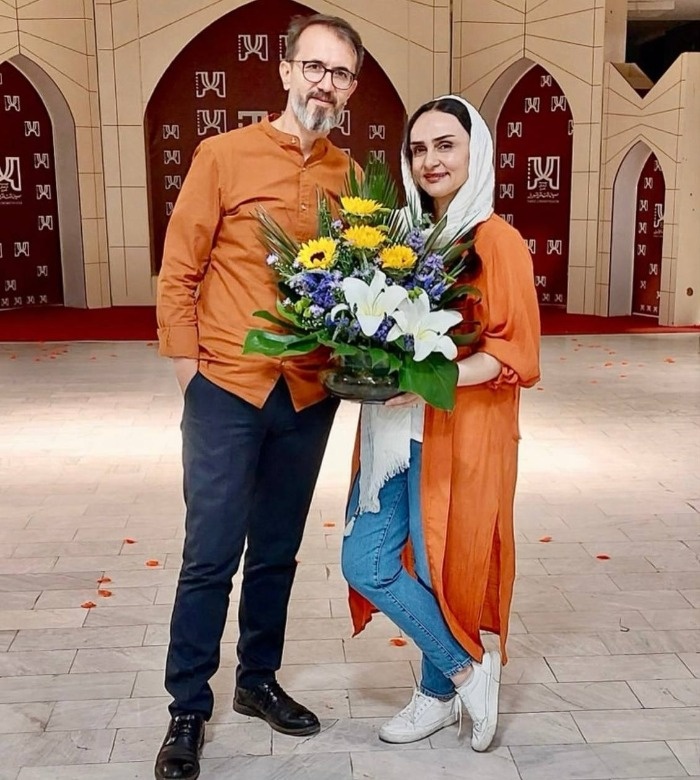 رقیه شادخواه و همسرش همسر رقیه شادخواه