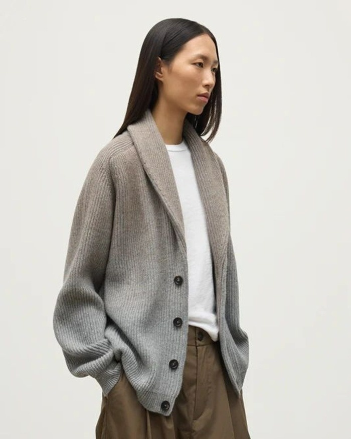 استایل با کاردیگان یقه شالدار کاردیگان یقه شالدار