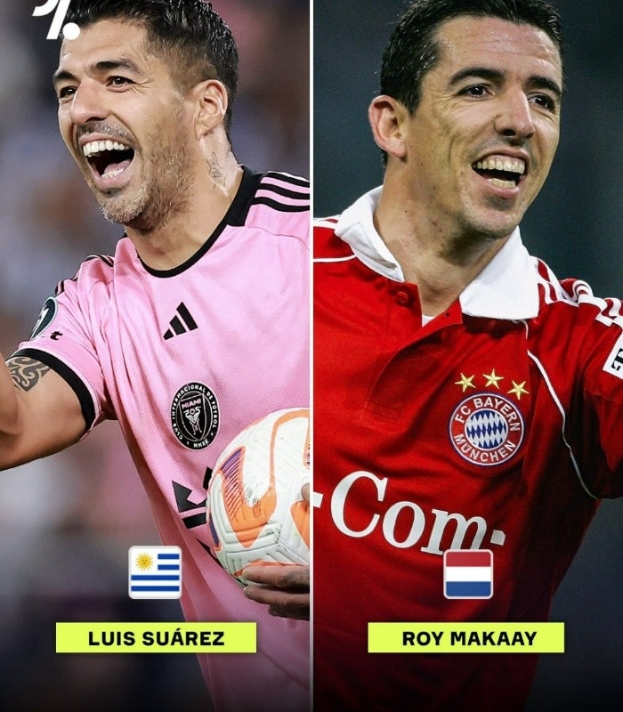 شباهت روی ماکای و لویس سوارز شباهت فوتبالیست ها